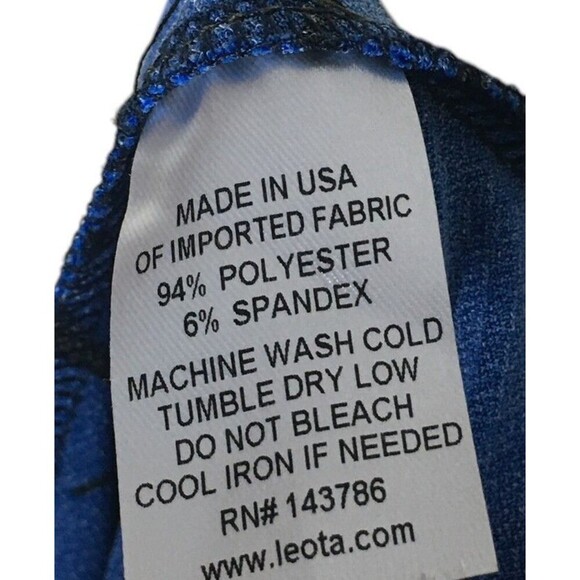 Leota Dress Women's Size Small Blue Maxi Long Sleeve V-Neck - Picture 7 of 7